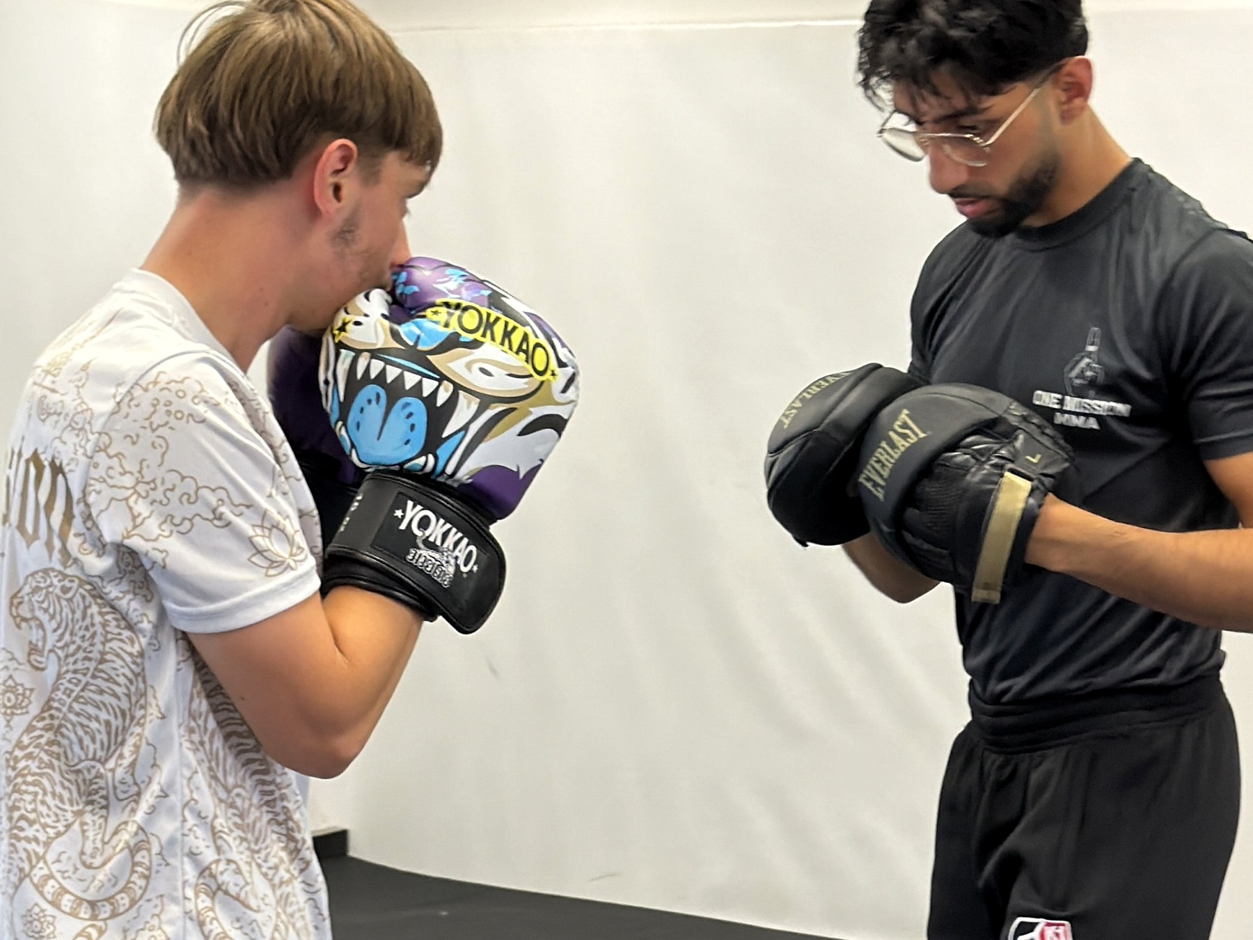 Boxing training at One Mission MMA in Earley, Reading