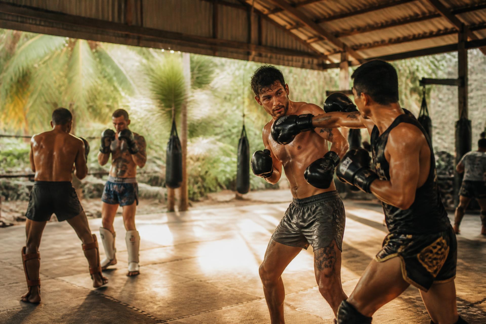 Martial arts training on a One Mission retreat